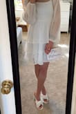I bought these to wear to all of my pre-wedding events - showers, engagement party, etc. & I love them! The detail on them is so beautiful. I get so many compliments every time I wear them! - Faith R.