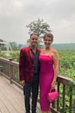 This dress is a stunner! It fits me perfectly, is true to the size and is if very good quality. Fully liken and very good quality of the fabric. The fabric is light and doesn't wrinkle so it was perfect for a summer wedding.
It is slimming and accentuates my hour glass figure. A line. I received many compliments at the wedding that I attended and my husband loves it on me. I got it on clearance for $25, what a steal! Highly recommend - Hania B.