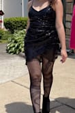 I bought this for Taylor Swift's concert, and it was absolutely perfect for the Reputation era! It was very comfortable, I didn't find it to be itchy at all. - Maria I.