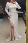 Got this as my wedding reception dress. Fell in love the moment I put it on!! It's slightly long for me, but that's because I'm 5'0" and nothing a little hemming couldn't fix. - Noriel M.
