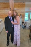 I felt very pretty in this dress, but the breast line was too low for me so I had to stitch it up and wear a pearl pin. Also, the slit in the leg area was too high too. - SUSAN H.