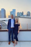 This dress hugs all the right places! The material is super stretchy and I was comfortable all night even after eating. - Taylor K.