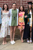 I got so many compliments on this dress! It was a smidge tight but going up a size would have made it too big. Easy to match top with jeans for a more casual look! - Madison S.
