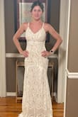 I liked this dress a lot and it fit really well, I just ended up liking another dress from Lulus more. - Caitlin N.
