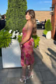 The dress fit perfectly and was tight in all the right places. The detailing made the dress look even more amazing and formal. It was a little hard to sit in with bigger hips - Theodora K.