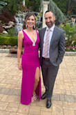 This dress is absolutely stunning. Had to hem it and tighten the shoulder strap. Typically necessary depending on your height and heel size. Received many compliments. - Kelly A.