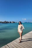 I loved these shorts from the second I tried them on. The fit was great and they were perfect for my tropical vacation. They were lightweight but not see-through and very comfy. The belt is long enough to tie it in the back or the front and switch up the look. - Alex R.