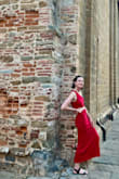 I felt amazing in this dress both times I wore it--once for a pre-wedding cocktail hour and another time for a nice dinner. The fabric is wonderfully thick and the dress is so flattering. The only drawback to me is that it's a bit hard to wash (hand wash only). Just wear it out of the package! - Miranda N.