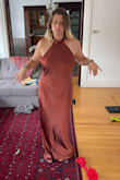 Tried the medium and the large of this dress. The large hung a little wide around the bust. Sticking with the Medium! - Talia L.