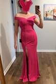 I ordered this dress for a Hollywood glam wedding, but ultimately went with another option. The fabric was just too thin and you could see every imperfection through the fabric. Also the thigh slit went up very high. Decided to go with something else. - Jessica K.