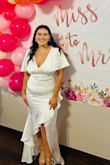 Absolutely love this dress! It fits like a glove and made me feel extra beautiful. I wore shape wear, but the material of the dress was flattering to my shape as well. 10/10, get this dress! - Makayla G.