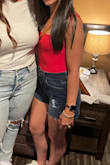 Wore to my casual high school reunion over Fourth of July weekend with shorts, and it was perfect. It's thick material with the right amount of stretch, super soft, vibrant red color, and adjustable straps. The bodysuit also snaps comfortably and didn't show lines through my shorts. Highly recommend! - Angela S.