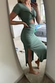 Obsessed with this dress! Wore this to Bali and I was nice and light weight without being see through. If you're thinking about it, here's your sign to buy! - Kassie G.