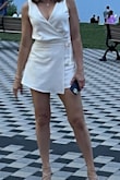 Everything about this romper is absolutely perfect. It fits beautifully and the fabric is great quality. Will be wearing this a lot this summer! Every time I wear it, I receive a ton of compliments on how gorgeous it is. I wish it came in more colors!! - Jessic B.