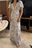 Dress quality was great. But the dress just didn't really suit me. I'm an inverted triangle body shape and I feel like this just accentuated my top half and slimmed my bottom half, which is not ideal. 
I'm 5'2, so it was decently long. But that's on brand for all maxi dresses - Katie U.