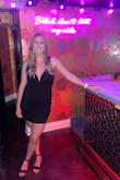 Loved this dress! I got so many compliments. We wore it clubbing in Chicago for a girl's weekend. This dress was amazing I danced all night and was totally comfortable. I got a size large and It was very flattering. The only downside for some people would be that it is not ideal to wear a bra. I just went without a bra because you really didn't need one. But if you didn't feel comfortable doing that you would have to get sticky boobs or something like that. Would definitely recommend though! Love this dress! - Janelle S.