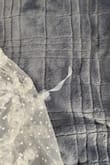 Many strings of extra ribbon.
Zipper stuck could not zip down.
Stained in the under skirt. - Rosa I.