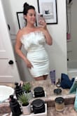 Doesn't feel like it's made of the best material. The zipper was also super tough to get up. Doesn't seem like it will last very long. - Jasmine L.