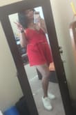 Got this for a date night, but it was so comfortable I decided to wear it to go out earlier in the day as well for a surprise (friend took me to a bridal expo!) I usually struggle with rompers being too short and letting my thighs rub together, but this one has the perfect length. I walked all around the expo during the day and then walked a few miles downtown as well for the date and I was comfortable but felt so cute through it all! Another review said the strap broke on the first wear while they didn't break for me, the straps are a bit thin so I can see as it gets older they may rip, but that's as with any thin strapped piece I think! Overall love love love this romper, just get it it's so pretty and comfy! - Makayla J.