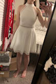 Plan on wearing this for my rehearsal dinner. So so so cute!! Fits perfectly and the material is very soft. - Amanda W.