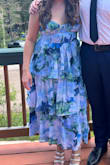 This dress fit great and was exactly as pictured! I wish it was a little shorter, it fell right above my ankles but I am fairly short. I don't think it would be a good dress for someone with a large chest though. - Shireena P.