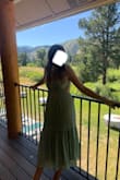 My sister and I ordered this dress for our brothers wedding. We were the flower girls and It was outside by the river. Could not have been a more perfect dress! Amazing quality. I ordered a medium and my sister ordered a small they were a bit big around the chest but nothing a safety safety pin on the back didnt fix! - Angie W.