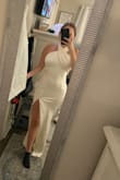I bought this dress for my rehearsal dinner and I cannot wait to wear it! I always have a hard time finding dresses that fit me right, because I have a bigger bum, but it fits perfectly! - Carly C.