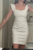 cute, thick fabric, flattering wearing to my bridal shower - Katrina B.