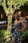 I absolutely love how the dress fit perfectly on me. Its a light material so it was very flowing and breathable. It barely feels like its touching your legs. I wish the slit was a little longer, to give it a little more. But its also good without it. Depending on where you're going. But yes ladies! Embrace the feminine with this dress. - Vanessa R.