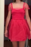 this dress is not like the photo at ALL. it's very frumpy and horrible quality - Quinn J.
