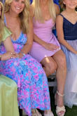 Love these shoes. I just wore them to a wedding (all day) and even danced in them. They were comfortable the whole day. Wasn't looking for something so high but with the front high heel and platform front of shoe complementing each other my arches never hurt, ankles never hurt and they were perfect! - Kim V.