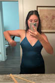 I loved how this dress flattered me but it was slightly big underneath my armpits. It was such a letdown when I lifted my arms and I wouldn't have felt comfortable wearing it, since it didn't completely fit me. - Cassandra R.