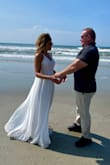 The dress was prefect for my beach elopement. I was looking for a dress that would flow in the wind and that wasn't too fancy. I wear a 10 or size medium but ordered a large in this dress based on reviews. It was a little bit big but worked out ok. The fabric was nice and I liked the simplicity of the style. - Laurel V.