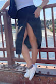 Good quality, very flirty design (be careful with strong winds LOL), goes with a lot of styles (I prefer sneakers and white racerback top). Can't recommend enough! - Anna Y.