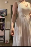 I used the online survey that the website provided to give me a better idea of what size I needed. It basically put me in an in between size of small and medium but recommended the size small. Only complaint is I have wider shoulders, so the seam on the arms were tight. Nothing some creative altering can't fix :) - Ariana T.