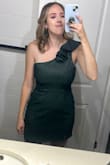 This dress is so simple, yet so beautiful and classy. It fits my chest perfectly with no extra support needed! The length is perfect. The material is so pretty in person, and such high quality. - Natalie H.