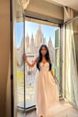Loved the fabric on this dress, double layered and great quality. Wore it on my vacation in spain. - Wendy P.