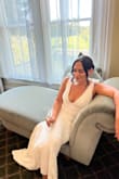 This dress!! I contemplated many dresses that I thought I would want for my wedding. I ordered a few and went with this one. I did go with one that flattered my body type/shape. I am short, so the V neck elongates my body. I wanted sheath, but a little detail. This dress was elegant, simple, and beautiful. I got soo many compliments. In my opinion it was perfect. It was comfortable, easy to walk in and priced amazingly! Don't sleep on Lulus for anything bridal! - Hanna B.