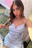 This was the prefect dress for my friend's bridal shower! I got lots of compliments on the fit and shade of dress. Very happy with my purchase. Unfortunately didn't get a good full-body picture lol. - Cynthia A.