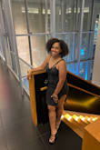 I wore this for my birthday dinner & it was a hit. Formal enough for a nice dinner & casual enough for some bar hopping. Buy this dress! You won't regret it. - Amber K.