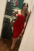 I LOVE this dress, this is THE red dress. I don't have the curviest body, but this dress found my curves and brought them to life. It has a good bit if stretch, with a nice thick material to hold you in. 10/10 - Faith K.