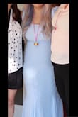 I wore this dress to my sister's baby shower. It fitted but was a bit tight in the bust area. It would not zip up with a normal bra, I had to wear it with a pastie bra. Loved the dress. I'm so glad it fitted. - Anayeli V.