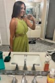 This dress is absolutely gorgeous. The color is vibrant and the fabric feels high quality. It was the perfect dress for our beach engagement photo shoot. Highly recommend!! - Bree B.