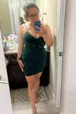 I'm pretty short, so shorter dresses usually fall about the length they would on an average height woman. That was NOT true for this one. I love the dress but I'm fuller in my chest, hips, and butt, so the dress actually rode up a little too short for  wedding. I'd still wear it for another event like bachelorette weekend or night out. - Gabbie T.