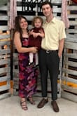 Dress was true to size and felt really comfortable. Only issue was that the zipper bunched up a LOT on the side. Easy fix for me, but you can tell the dress was kinda cheaply made construction-wise. Looked cute though! - Shauna S.
