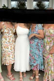 This was the perfect dress for my bridal shower! The theme was "Petals and Prosecco" and this dress had an elegant vibe to it that matched the aesthetic of the whole day. I ordered an XL but definitely could have sized down to a Large. I received so many compliments on this dress. I can't say enough good things about it!! - Danielle W.