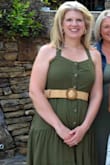 Loved the dress and pockets. I did order a medium (usual size) and the chest would only fit with two buttons undone. Ordered up to a Large and fit great. - Jessica L.
