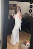 Gorgeous!!! I happened to check lulus again and they had one left and it happened to be the right size !! It's long on me but I plan to wear heels so it works. The bow on the back is also detachable!!! I love it and I'm so excited to use for my wedding reception. - Natalee J.