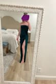 I am generally always a small in Lulu's but this dress has much more stretch than anticipated. It was also a bit heavy and I don't have any girls to help hold it up either. The color was also not as bright of a green as I thought it looked in the pictures. - Arielle W.