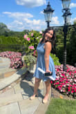 This is really cute dress. I love the back. It fits big on the bust area, but I love everything else. Great purchase ever - Keely P.